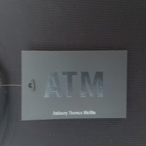 NWT ATM Ribbed Knit Turtle Neck Top Black Size Medium - Picture 4 of 7